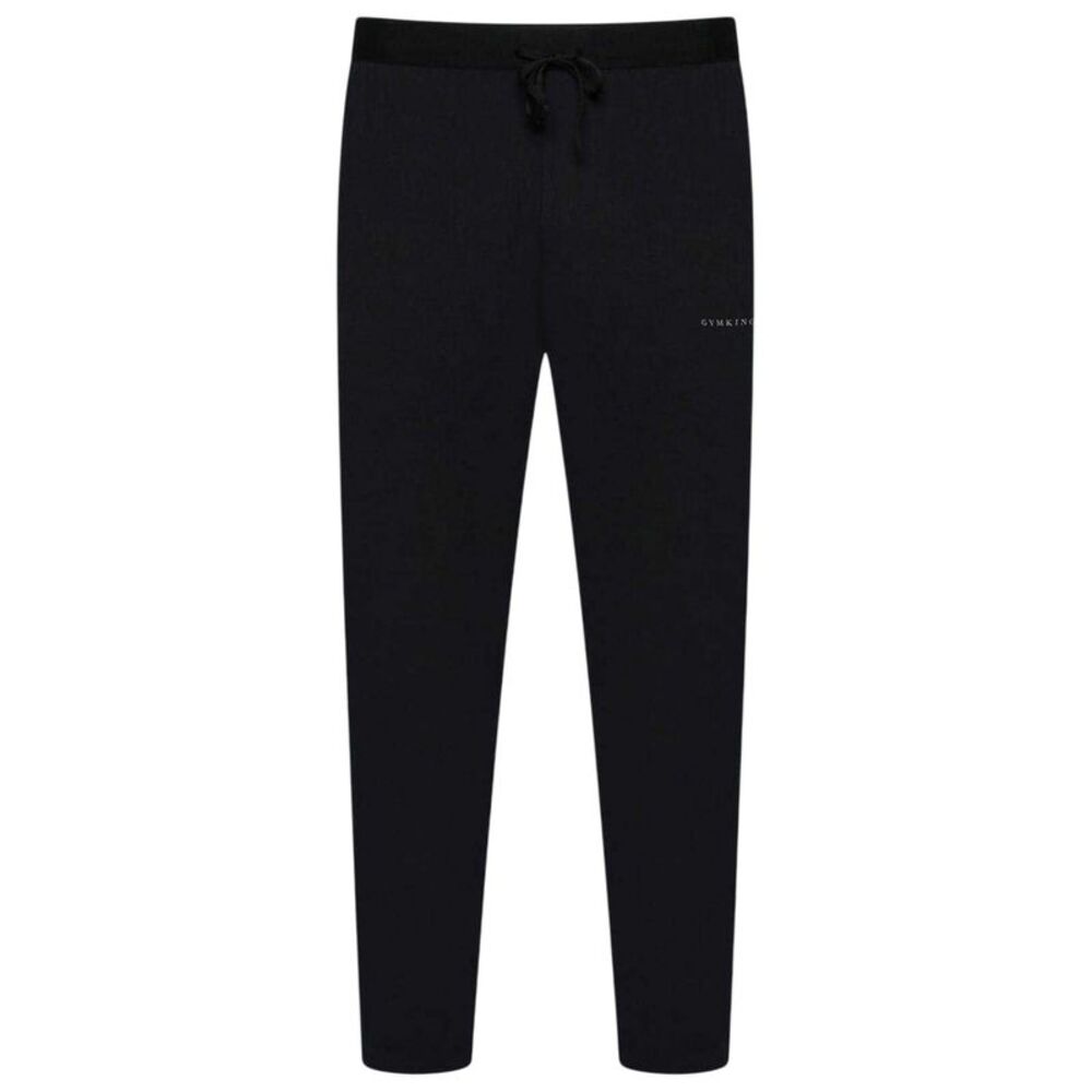 Gym King Mens Prog Tracksuit Bottoms / Black/Graphite